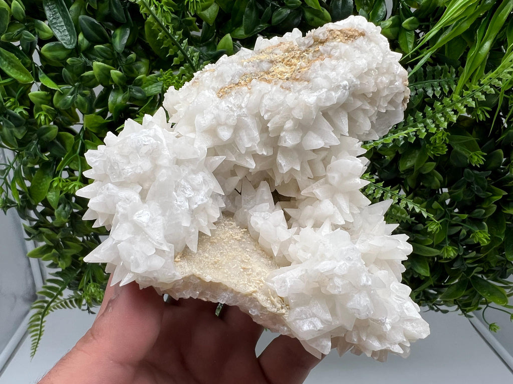 Calcite on Aragonite: Djurcovo Mine, Bulgaria Healing Crystal