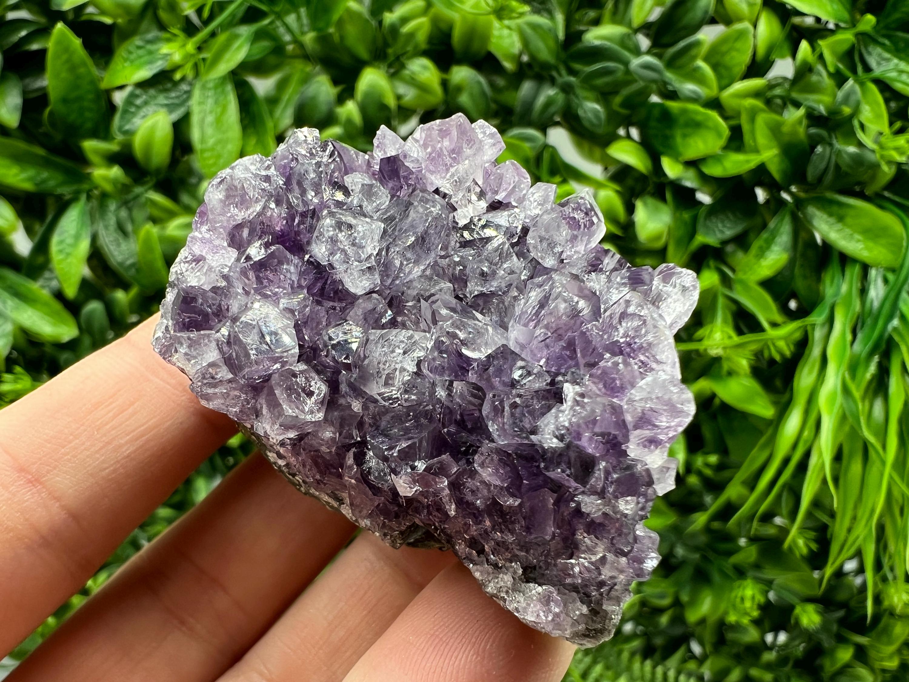 Uruguay Amethyst Crystal: Purple Quartz Phantom - Home Decor