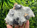Sphalerite on Green Quartz: Natural Mineral Souvenir from Bulgaria