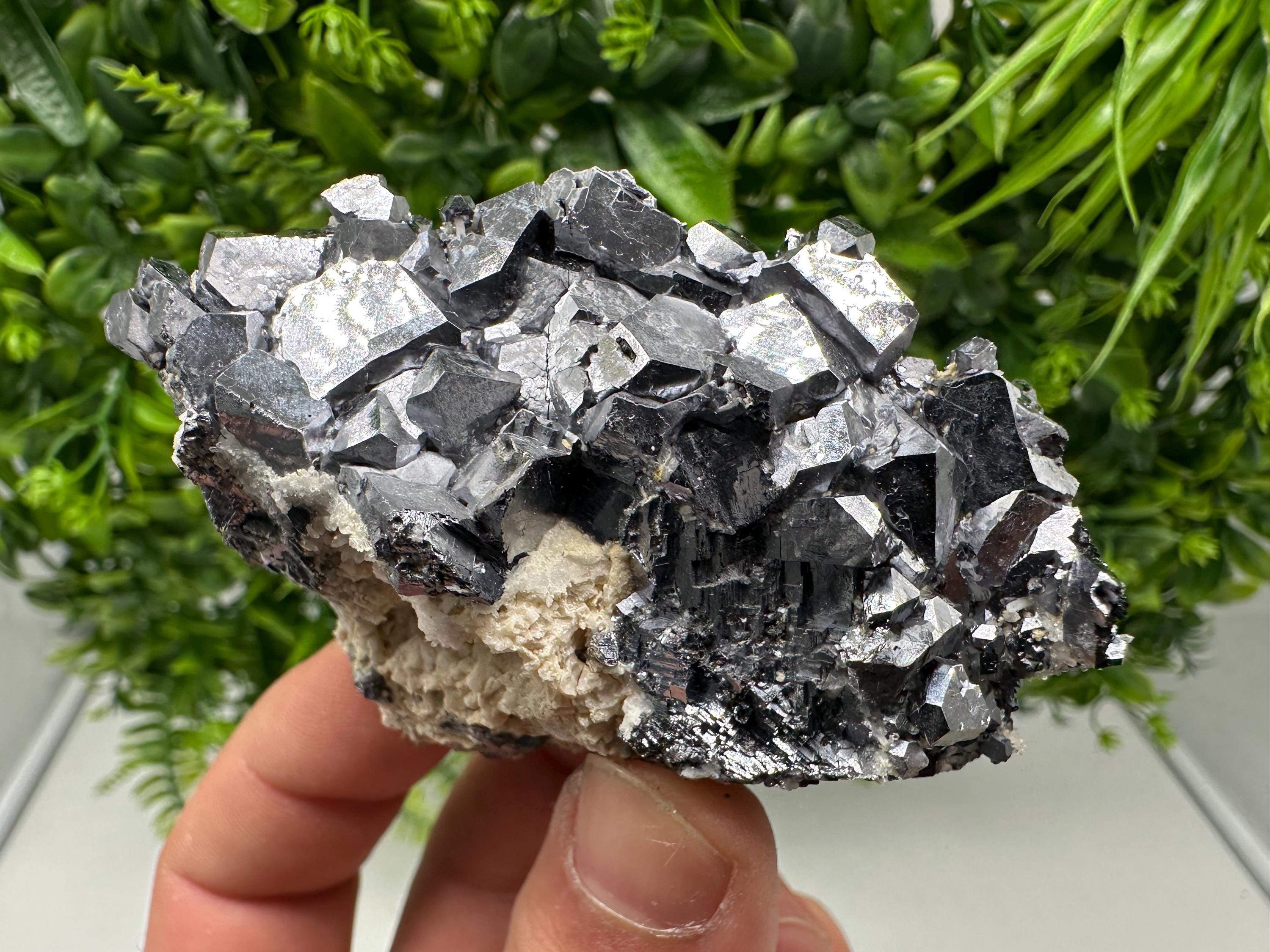 Mirror Galena from Krushev dol mine,Madan,Bulgaria