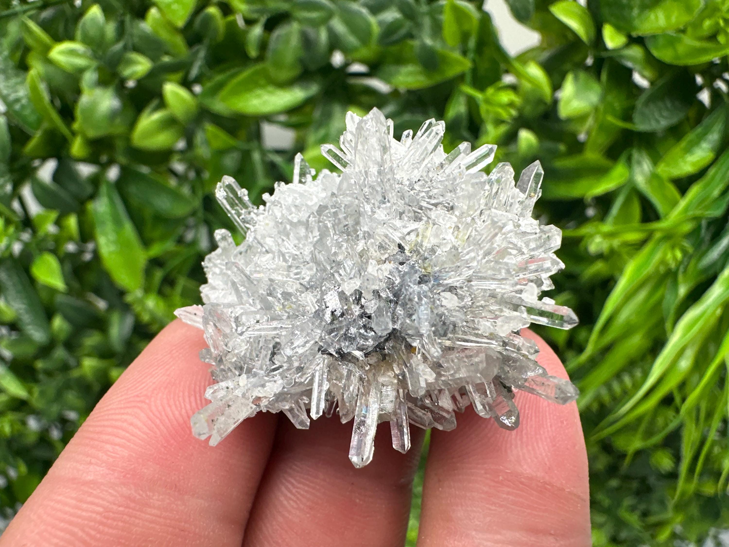 Chlorite Quartz Crystal Cluster - Borieva Mine, Bulgaria