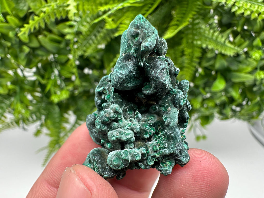 Congo Malachite Crystal Specimen, Polished Green Stone