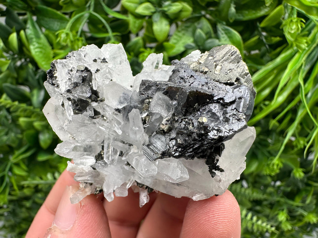 Quartz Sphalerite Chalcopyrite Mineral Specimen, Madan Bulgaria