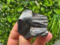 Botryoidal Black Hematite Specimen: Moroccan Crystal for Reiki Chakra