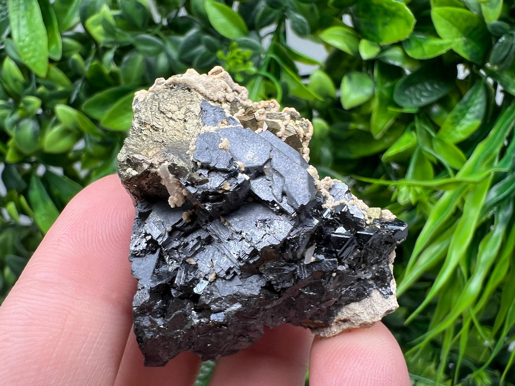 Galena Chalcopyrite Siderite Mineral Specimen: Madan Bulgaria Crystal