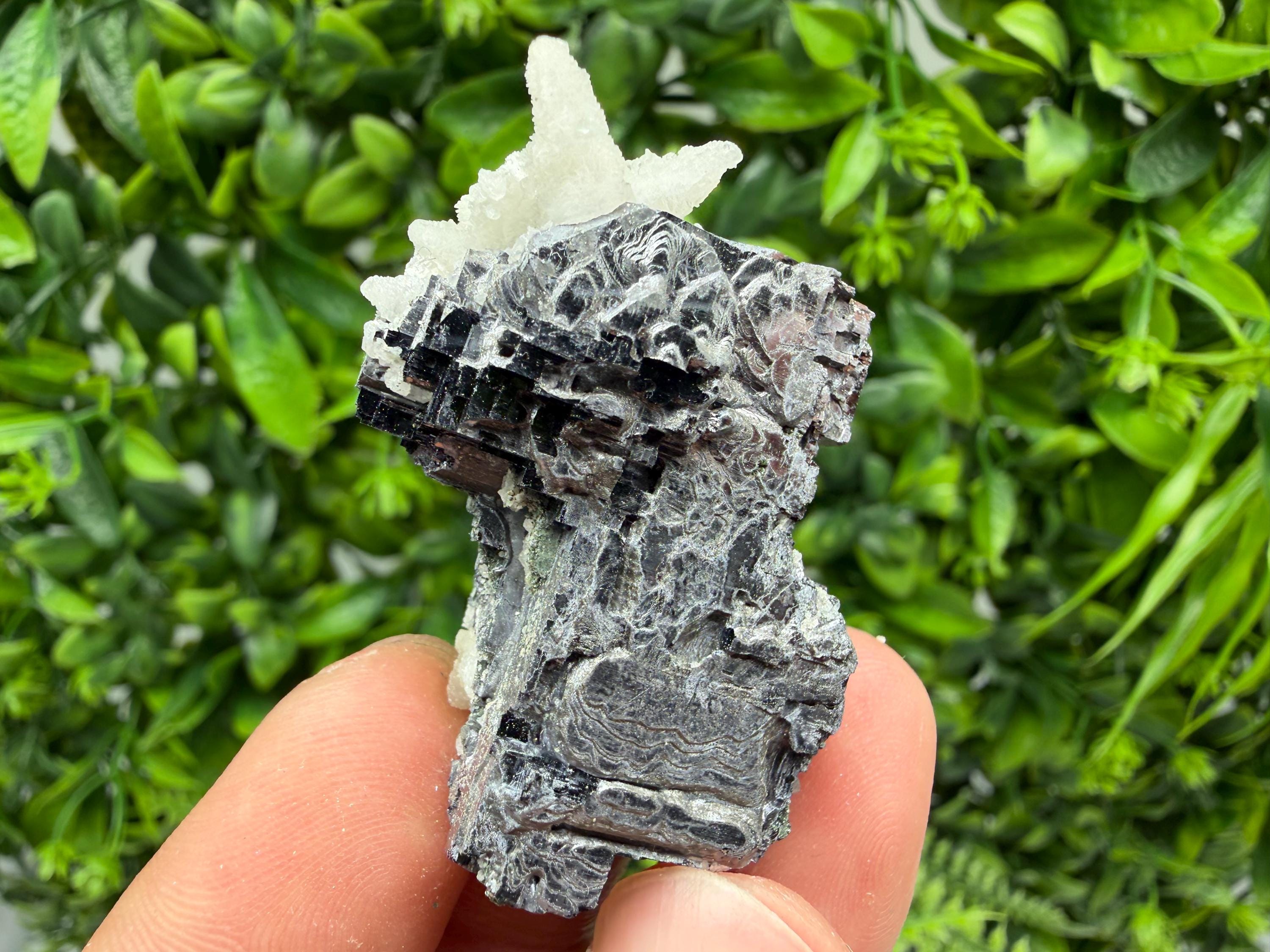 Galena Spinel with Quartz and Calcite, Borieva Mine Mineral Specimen