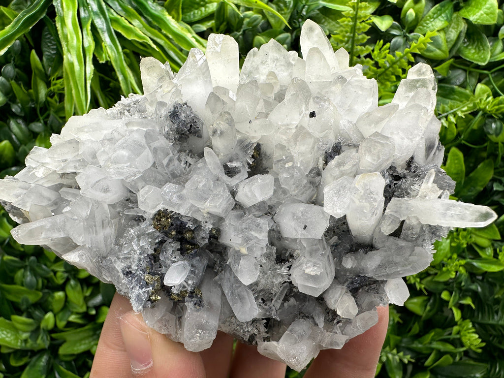 Milky Quartz Crystal Cluster, Natural Minerals, Home Decor Stone