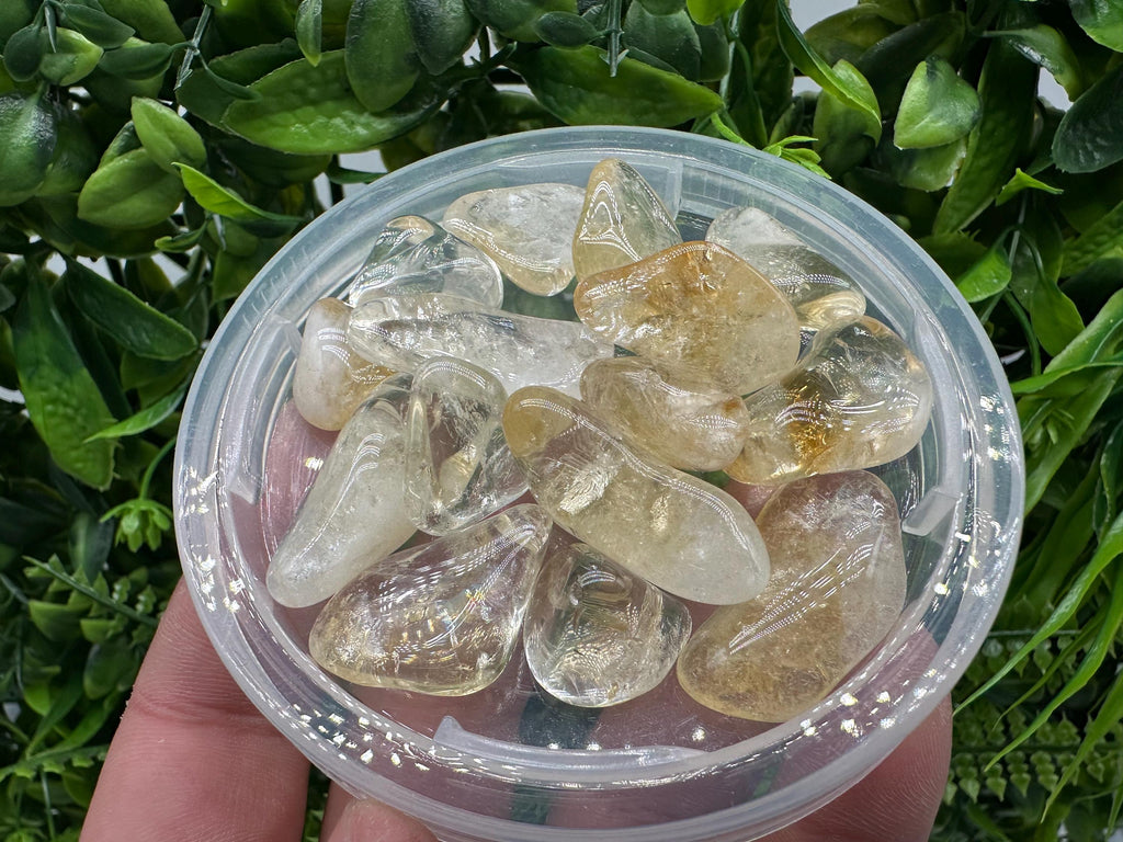 Citrine Tumbled Stone: Healing Crystal Gemstone