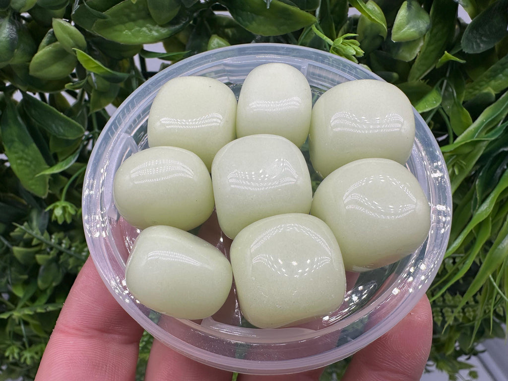 Luminous Tumble Stone: Glow in the Dark Healing Crystal