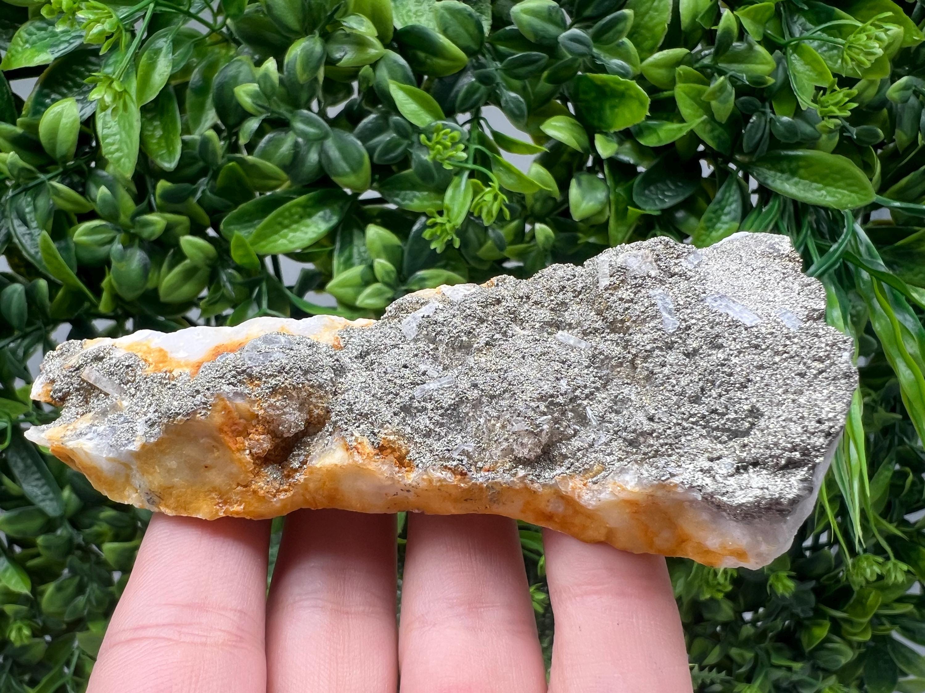 Barite Marcasite on Chalcedony, Androvo Mine, Bulgaria