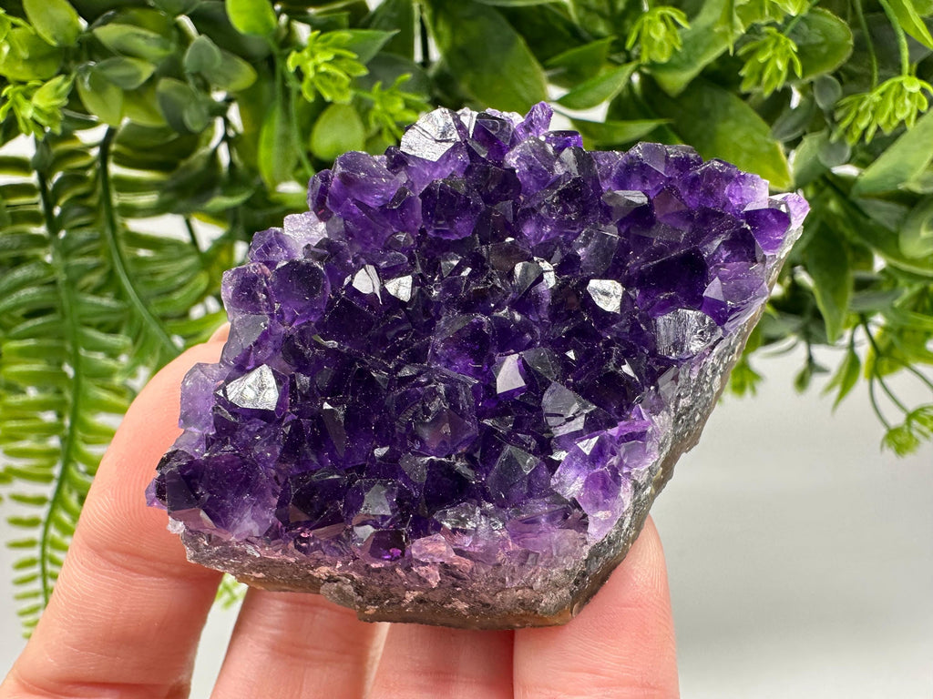Uruguay Amethyst Crystal: Purple Quartz Home Decor, Energy Stone