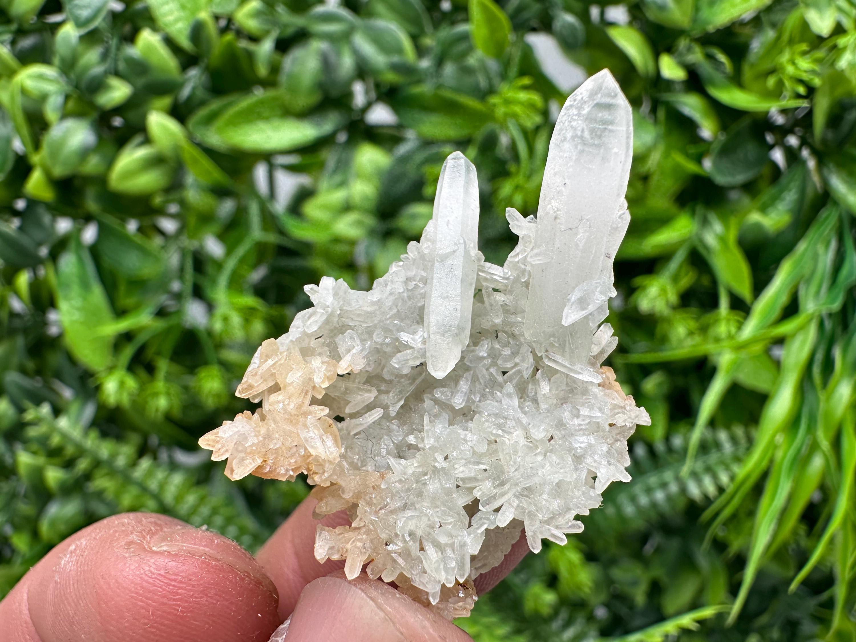 Quartz with Limonite, Natural Mineral Specimen