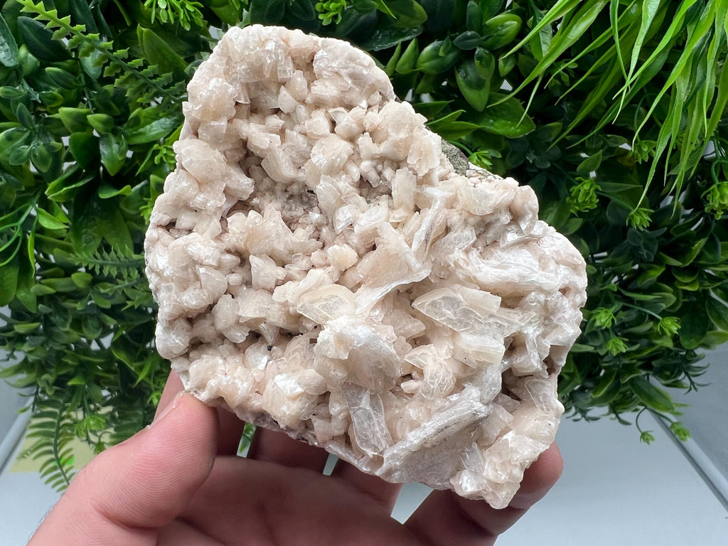 Apophyllite Stilbite Chalcedony Specimen, India Minerals, Crystal Stone