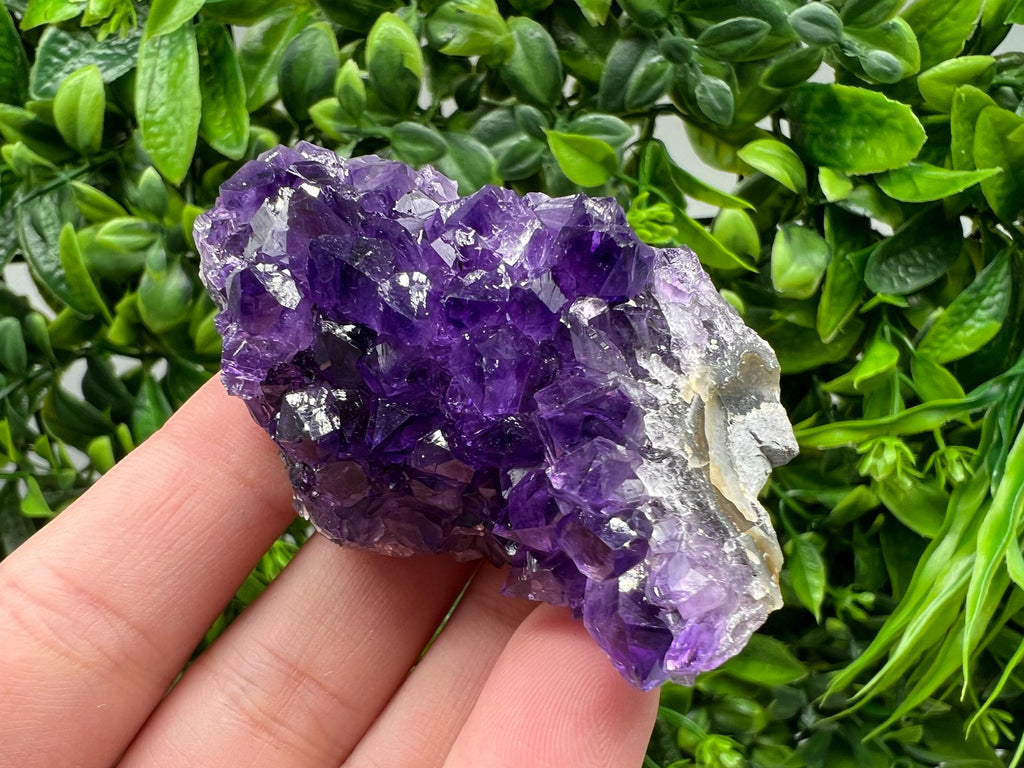 Uruguay Amethyst Crystal: Purple Quartz Home Decor, Energy Stone
