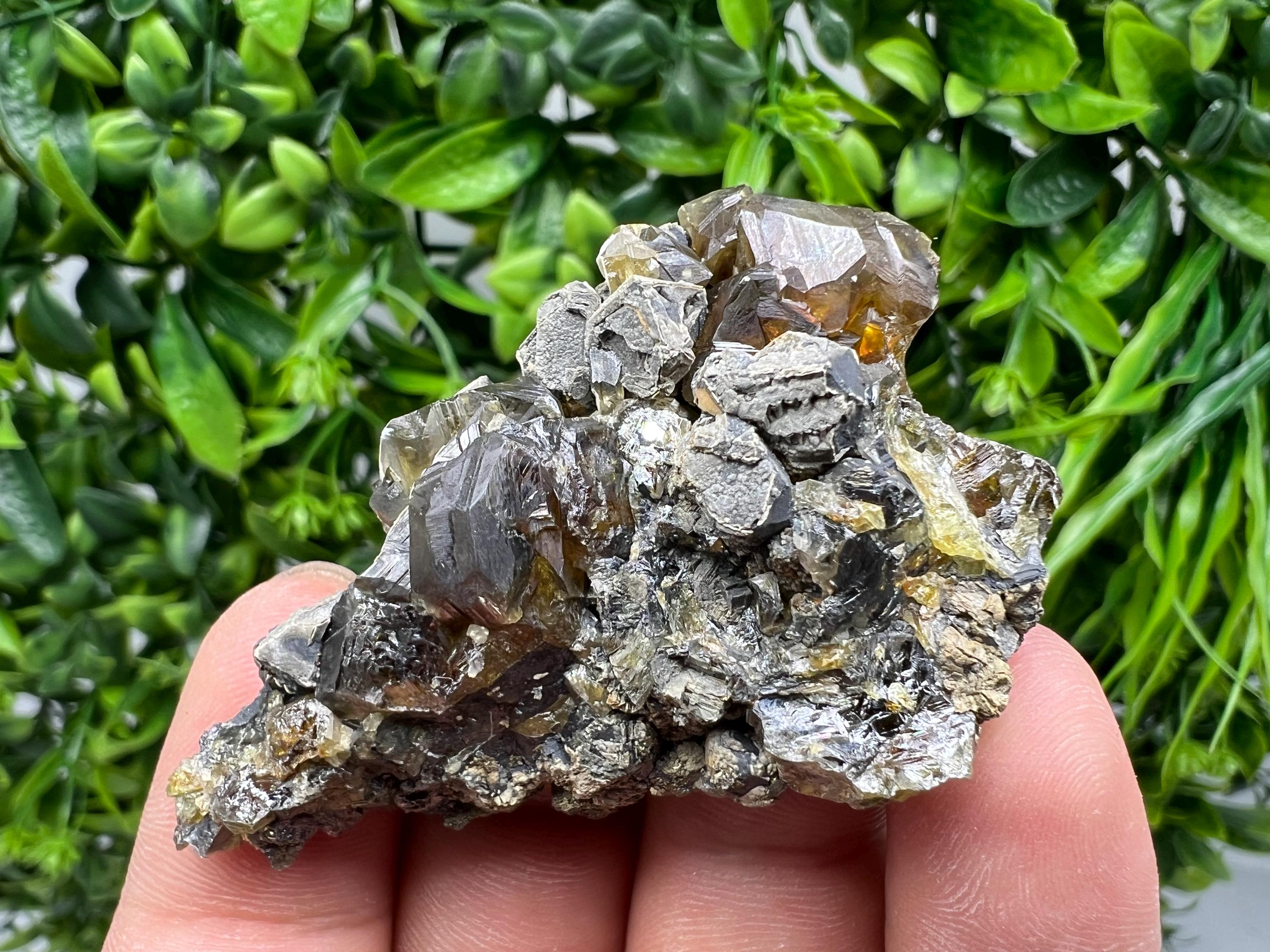 Cleiophane Sphalerite Gem: Rare Transparent Crystal Mineral Stone