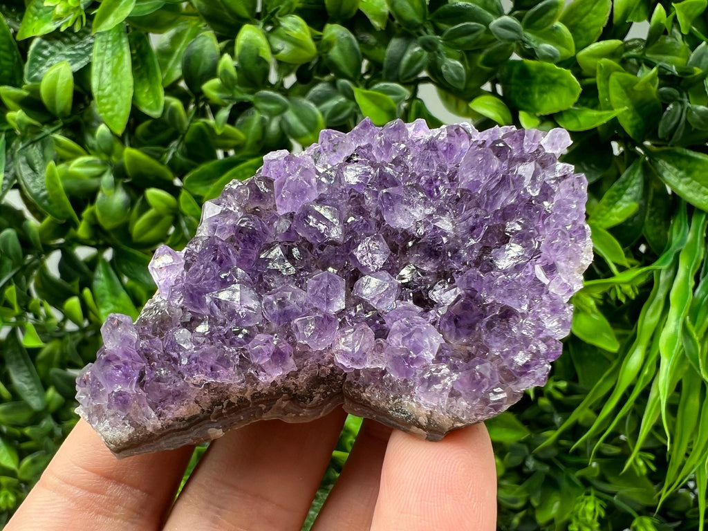 Natural Purple Amethyst Cluster, Uruguay Crystal, Home Decor