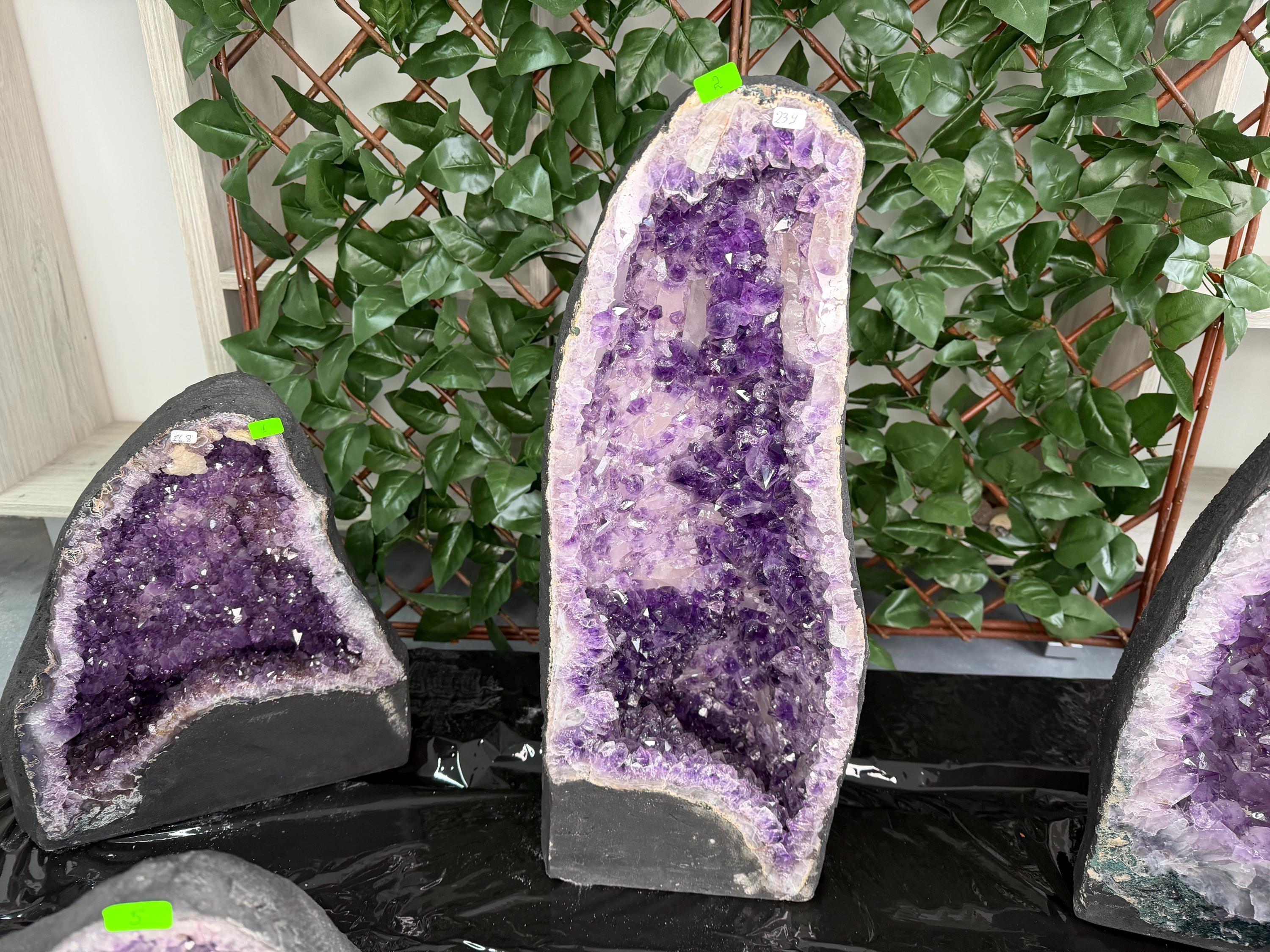 Large Amethyst Geode, Brazil Mineral Specimen, Purple Quartz