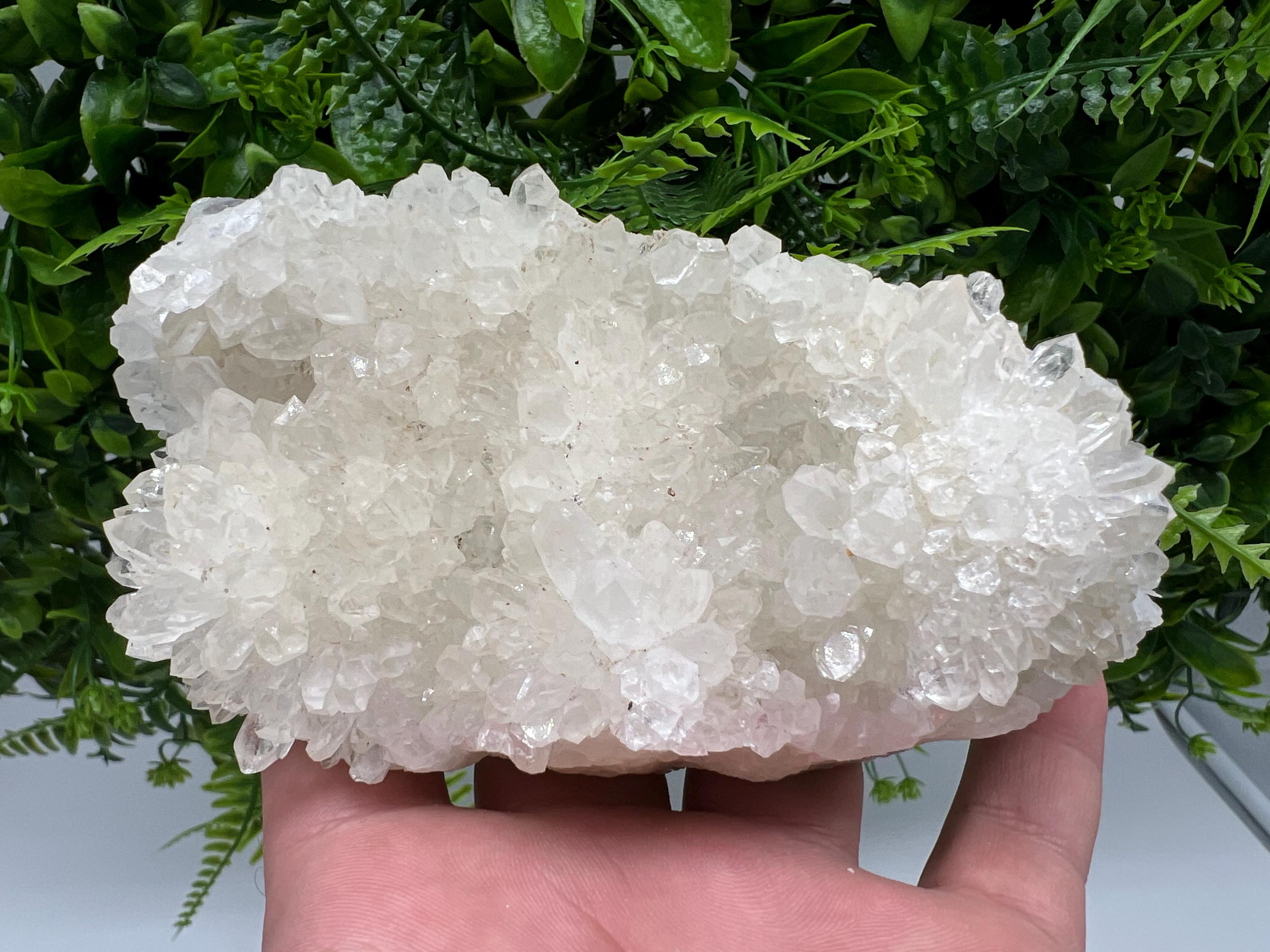 Limonite Quartz Cluster with Natural Mineral Inclusions, Bulgaria