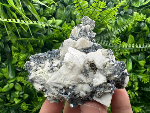 Calcite Pyrite Sphalerite Specimen: Borieva Mine Mineral Decor