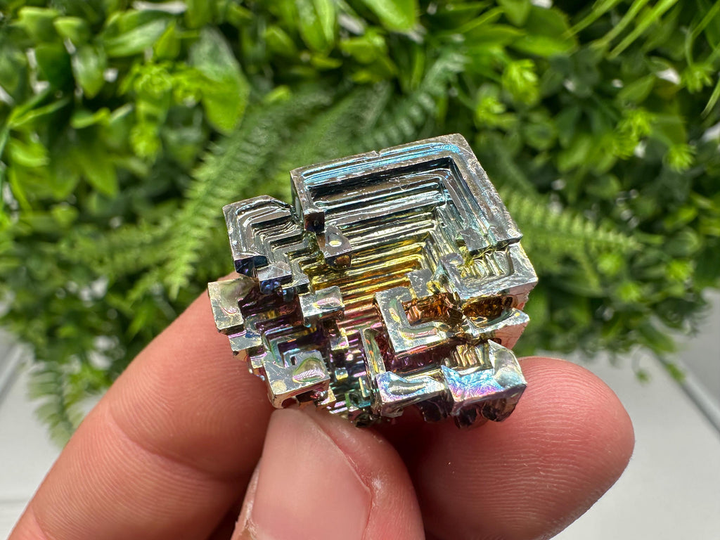 Rainbow Bismuth Crystal: Rare Gemstone Specimen,wholesale Bismuth