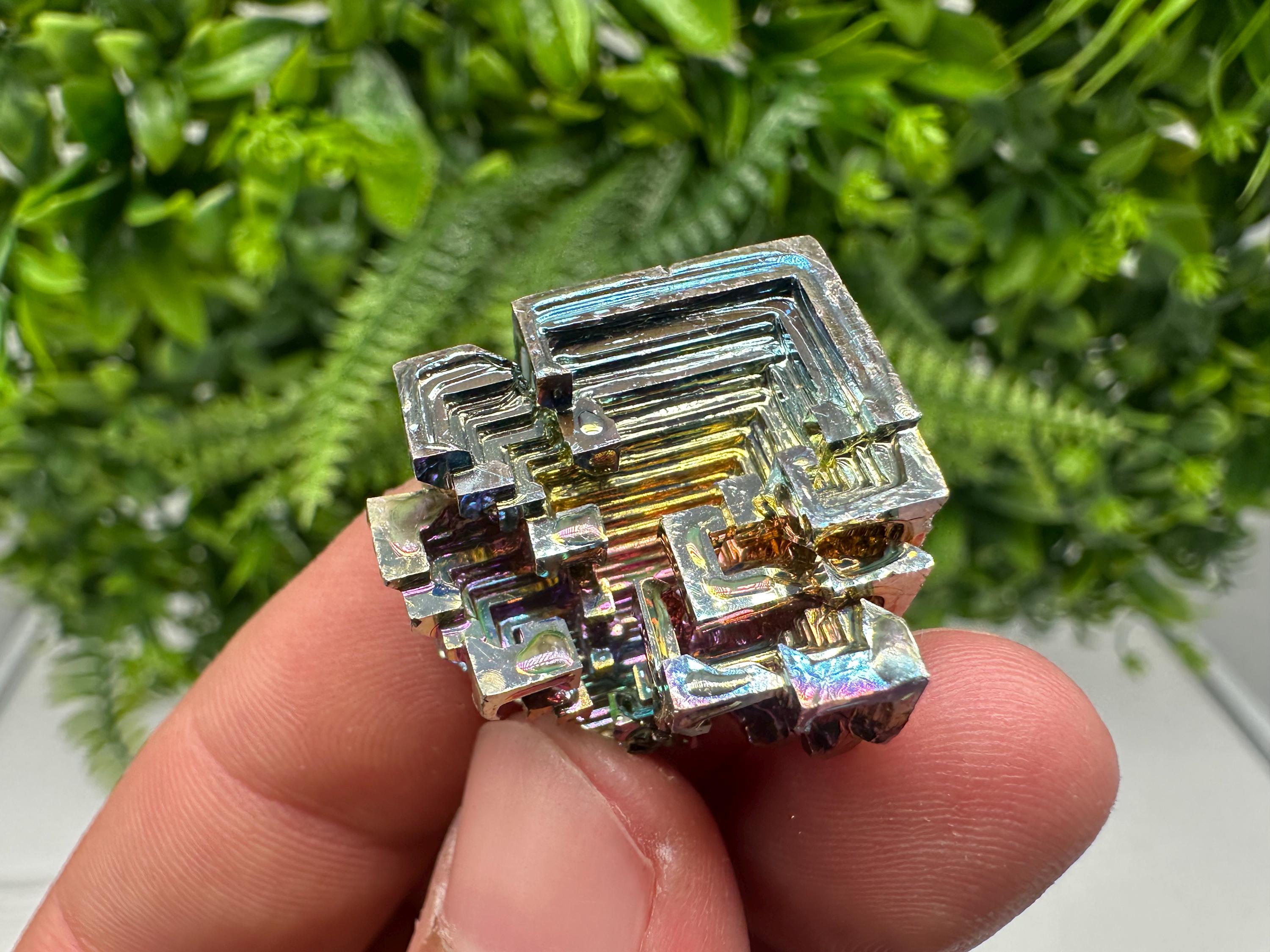 Rainbow Bismuth Crystal: Rare Gemstone Specimen,wholesale Bismuth