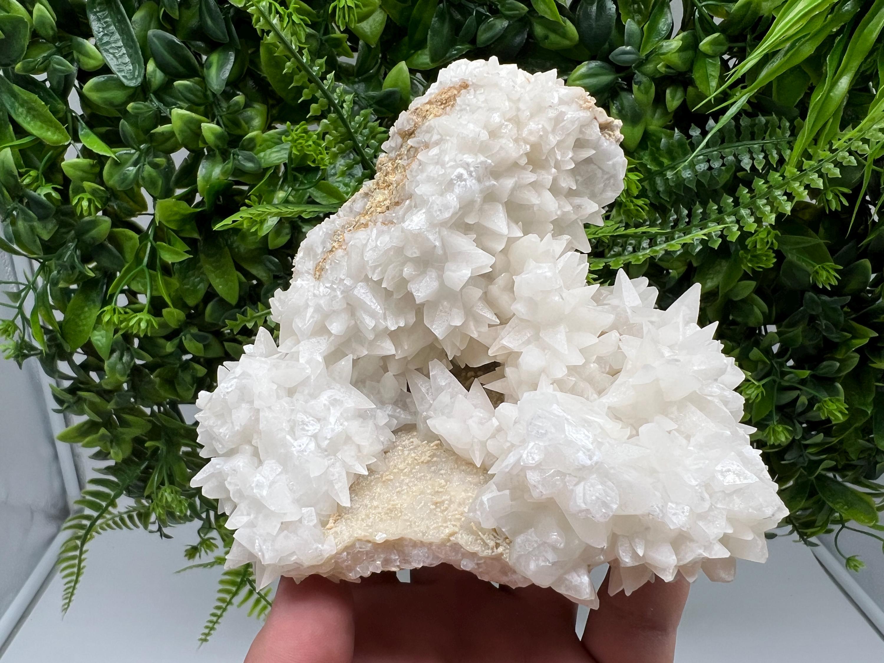 Calcite on Aragonite: Djurcovo Mine, Bulgaria Healing Crystal