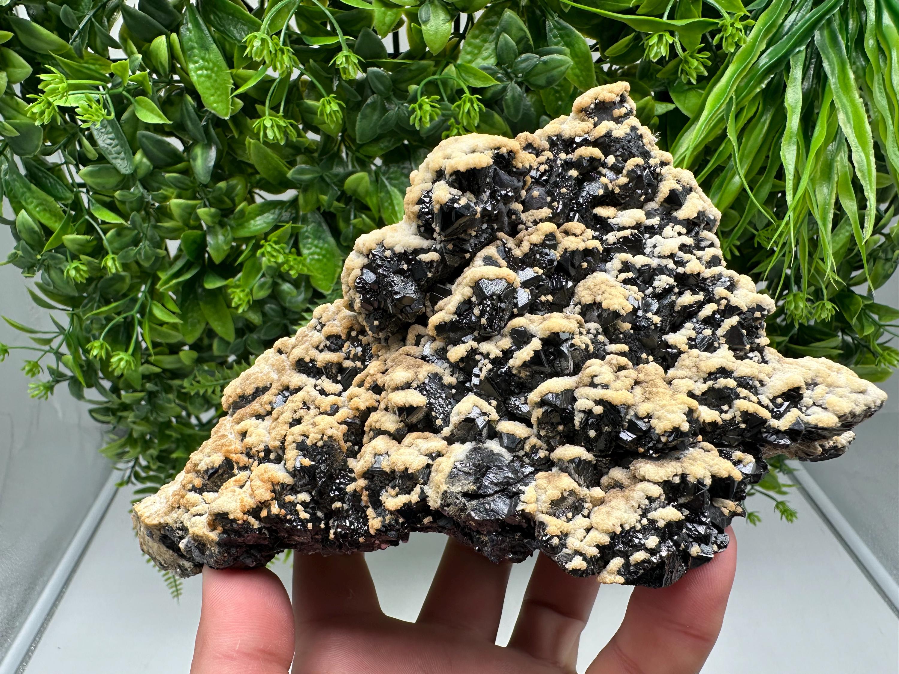Aesthetic Sphalerite,Dolomite Krushev dol  mine Madan Bulgaria natural minerals souvenir crystal gift home decor stone rock