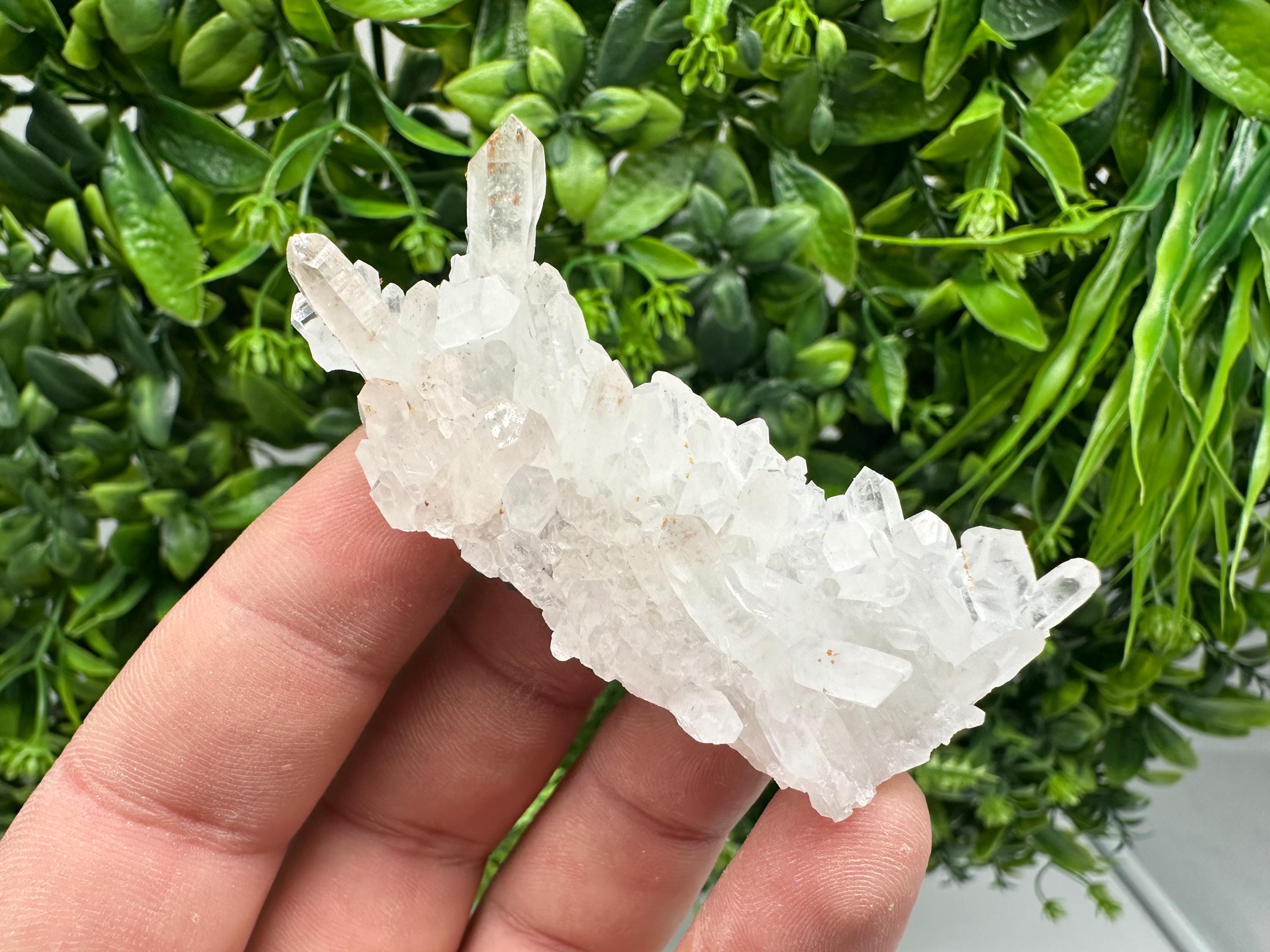Transparent Quartz whit Siderite 9th September mine Bulgaria natural minerals souvenir crystal stone gift minerals collection rock