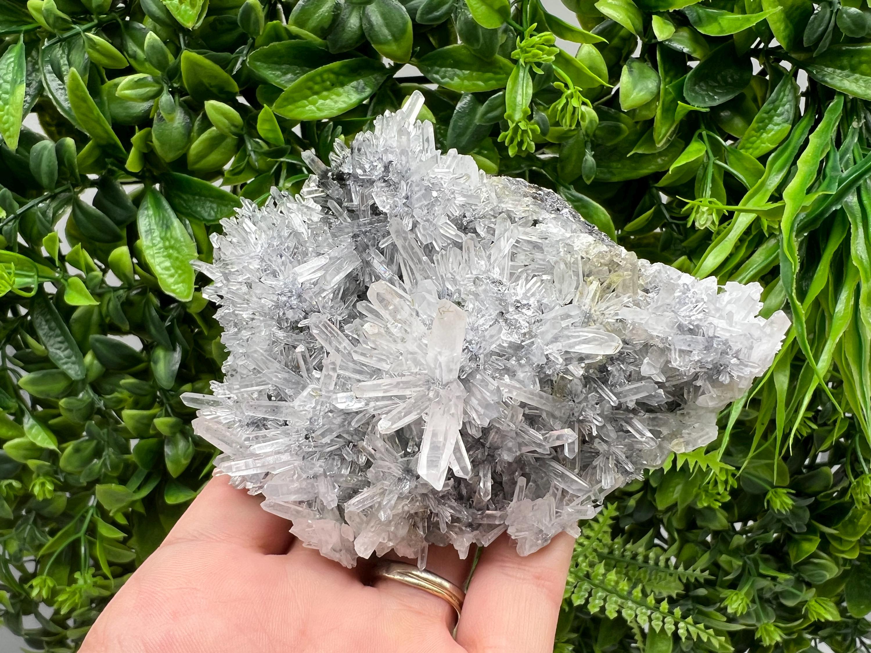 Stunning Transparent Quartz,from Borieva mine,natural collection mineral specimen rare crystal,home decor crystal,quartz cluster,Quartz,gift