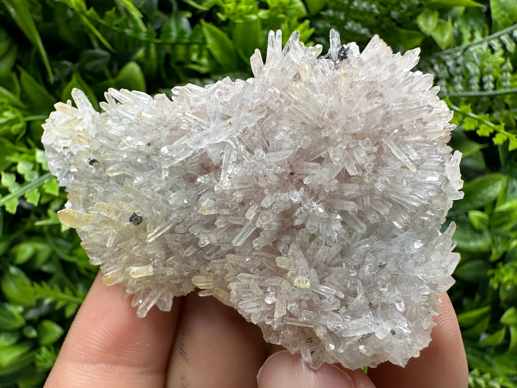Quartz with Chlorite and Hematite Inclusions: Borieva Mine Crystal Decor