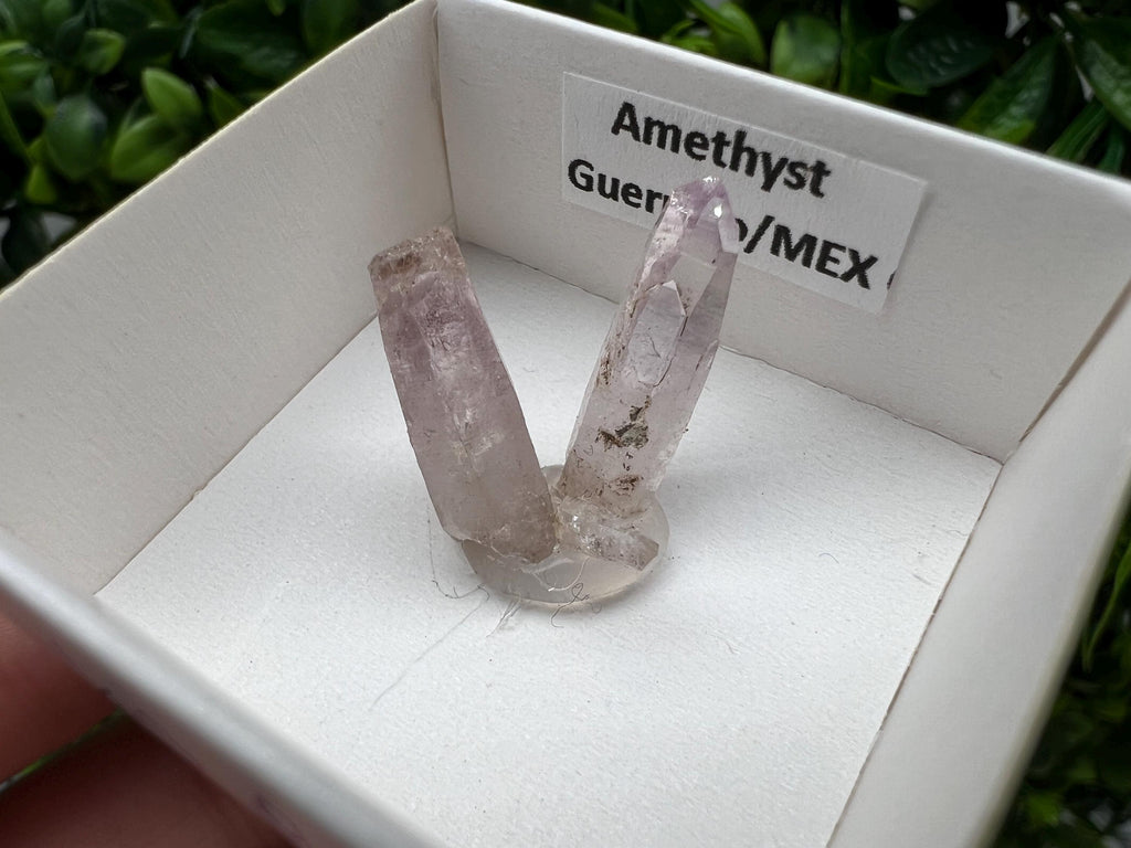 Mexican Amethyst Mineral Specimen, Glued Spikes