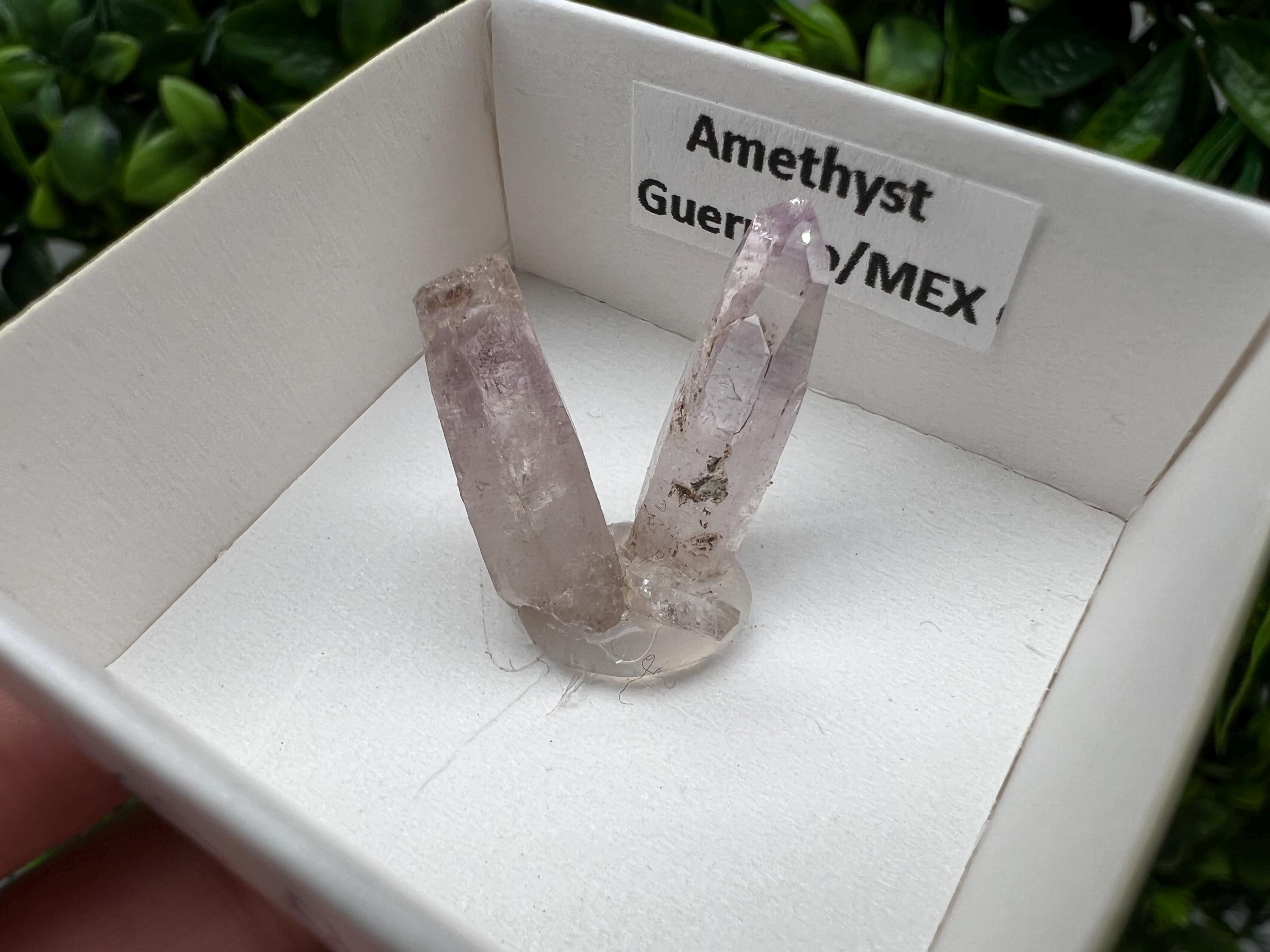 Mexican Amethyst Mineral Specimen, Glued Spikes