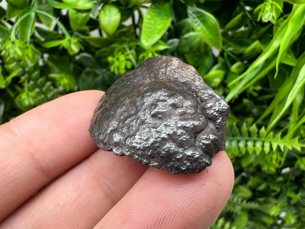 Botryoidal Black Hematite Specimen: Moroccan Crystal, Chakra Reiki