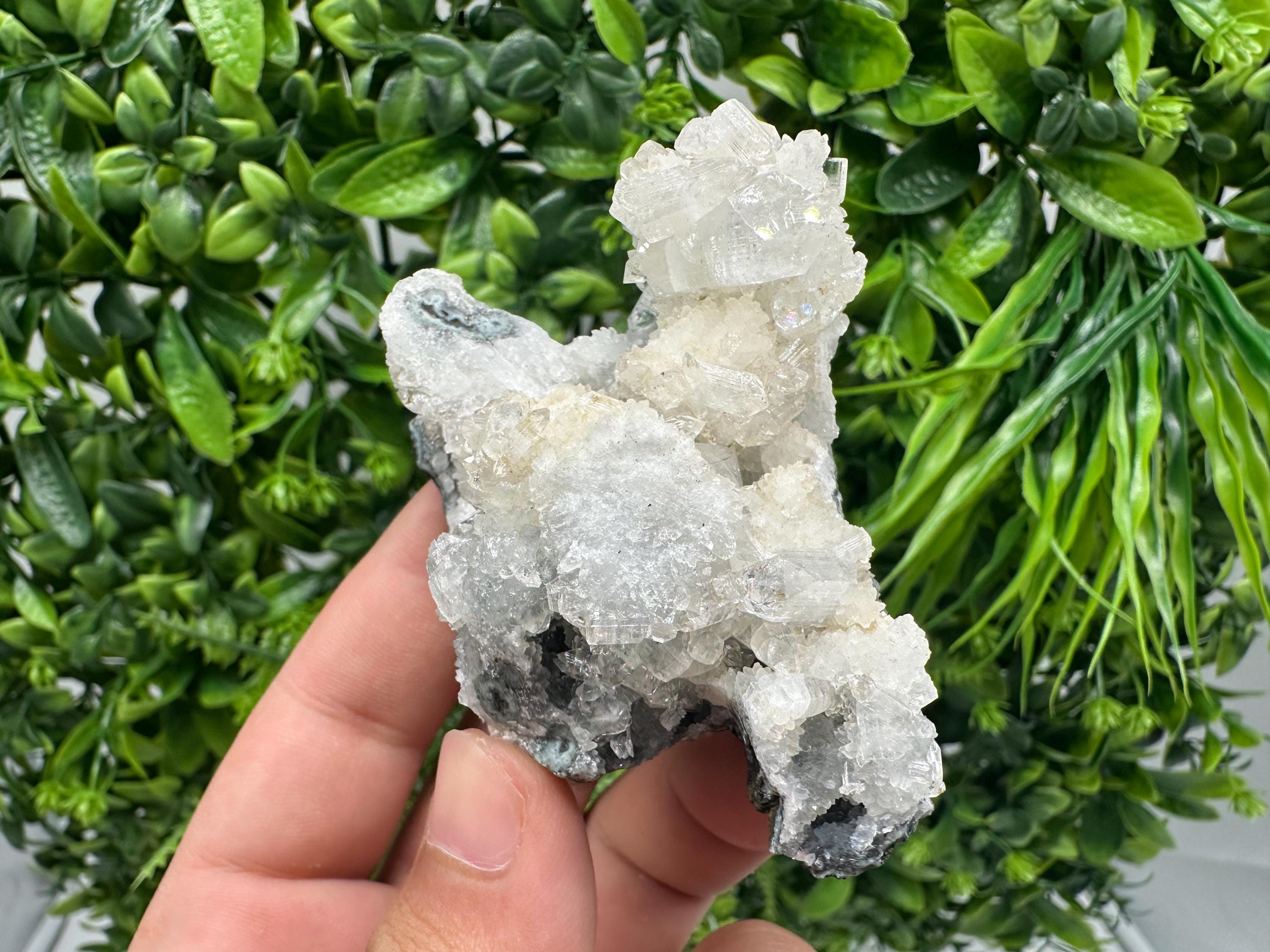 Natural Apophyllite Crystal Specimen, Indian Mineral Collection