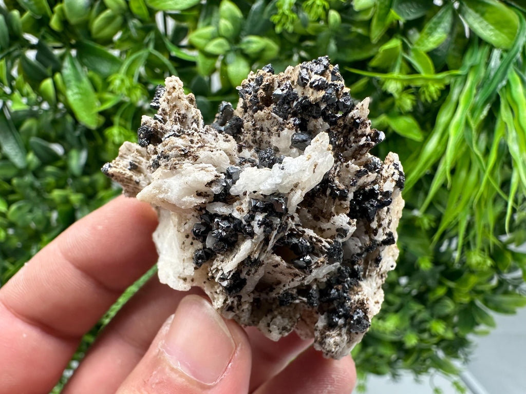 Stunning Sphalerite on Calcite from 9 th September mine,Madan,Bulgaria,Natural,collection mineral specimen,home decor stone ,Rare crystal