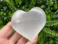 Selenite Heart: Charging Crystal, Energy Stone (7cm)