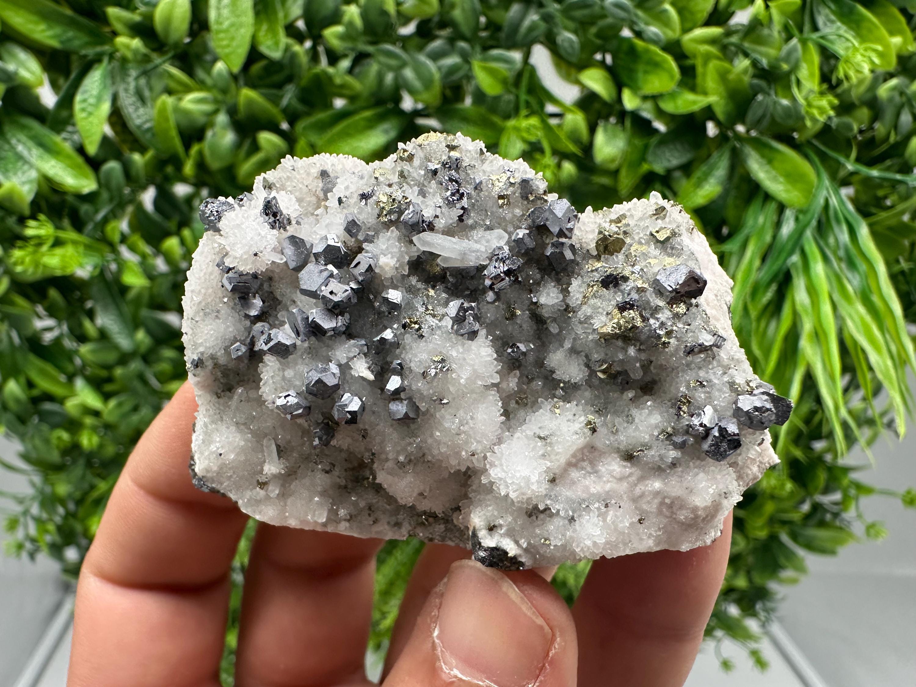 Rare,collection Galena on Chalcedony from Krushev dol mine,Madan,Bulgaria,Natural mineral specimen,geology,crystal,home decor,gift