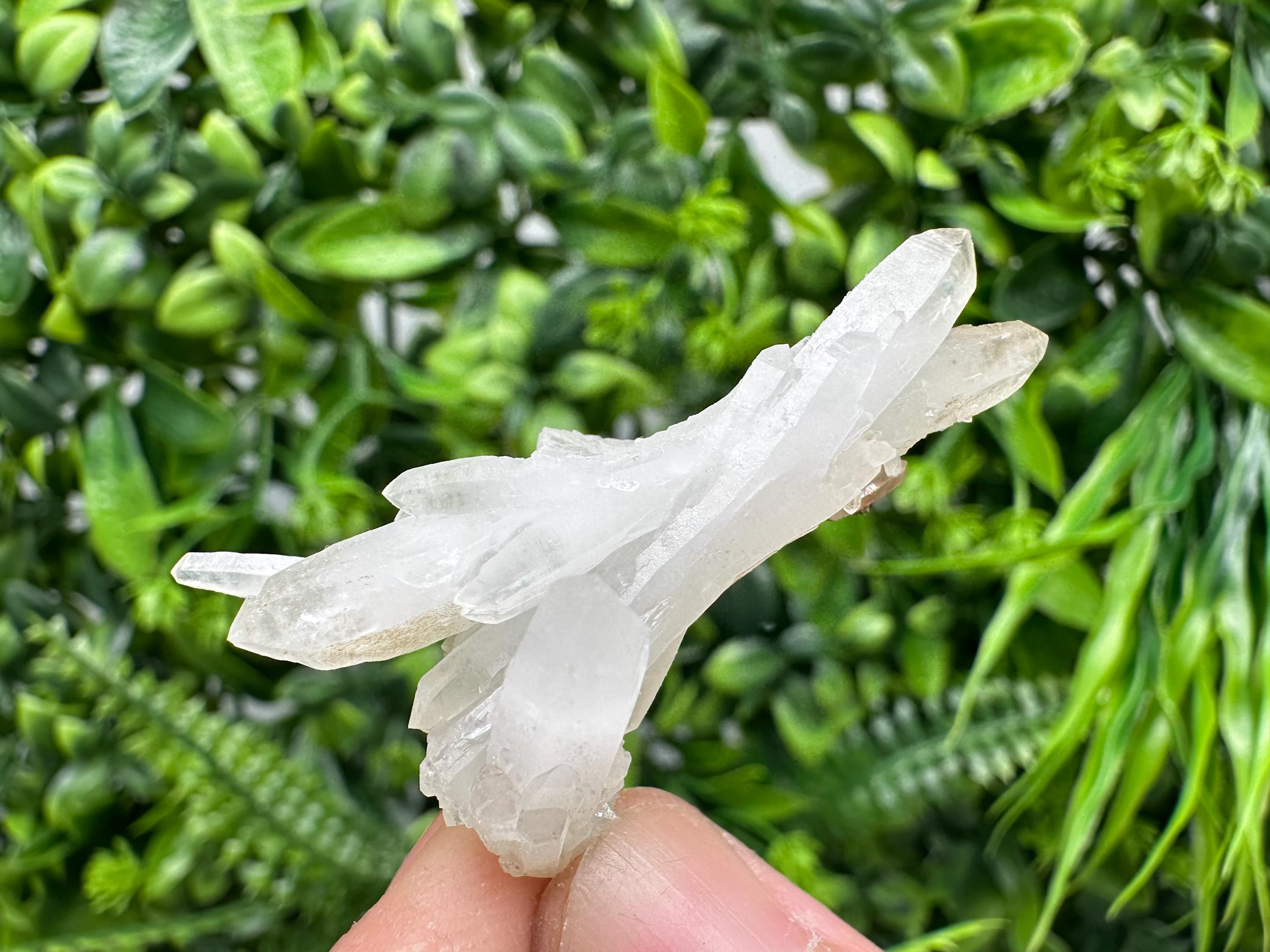 Quartz Limonite Crystal Specimen, Iron Oxide Mineral Decor