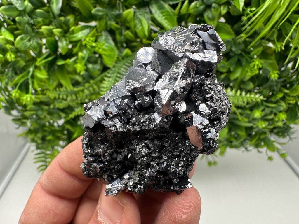 Sphalerite Galena Crystal Cluster with Quartz, Epidote & Chlorite
