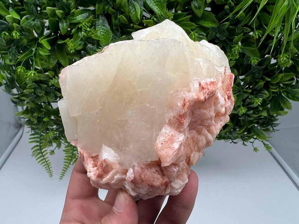EXSTA Large Apophyllite,Stilbite on Chalcedony,natural,collection mineral specimen,India Mineral,Crystal,Stone Mineral Specimen IndiaCrystal