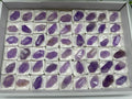 Brazilian Amethyst Point, Cathedral Crystal, Deep Purple,Double sprouted