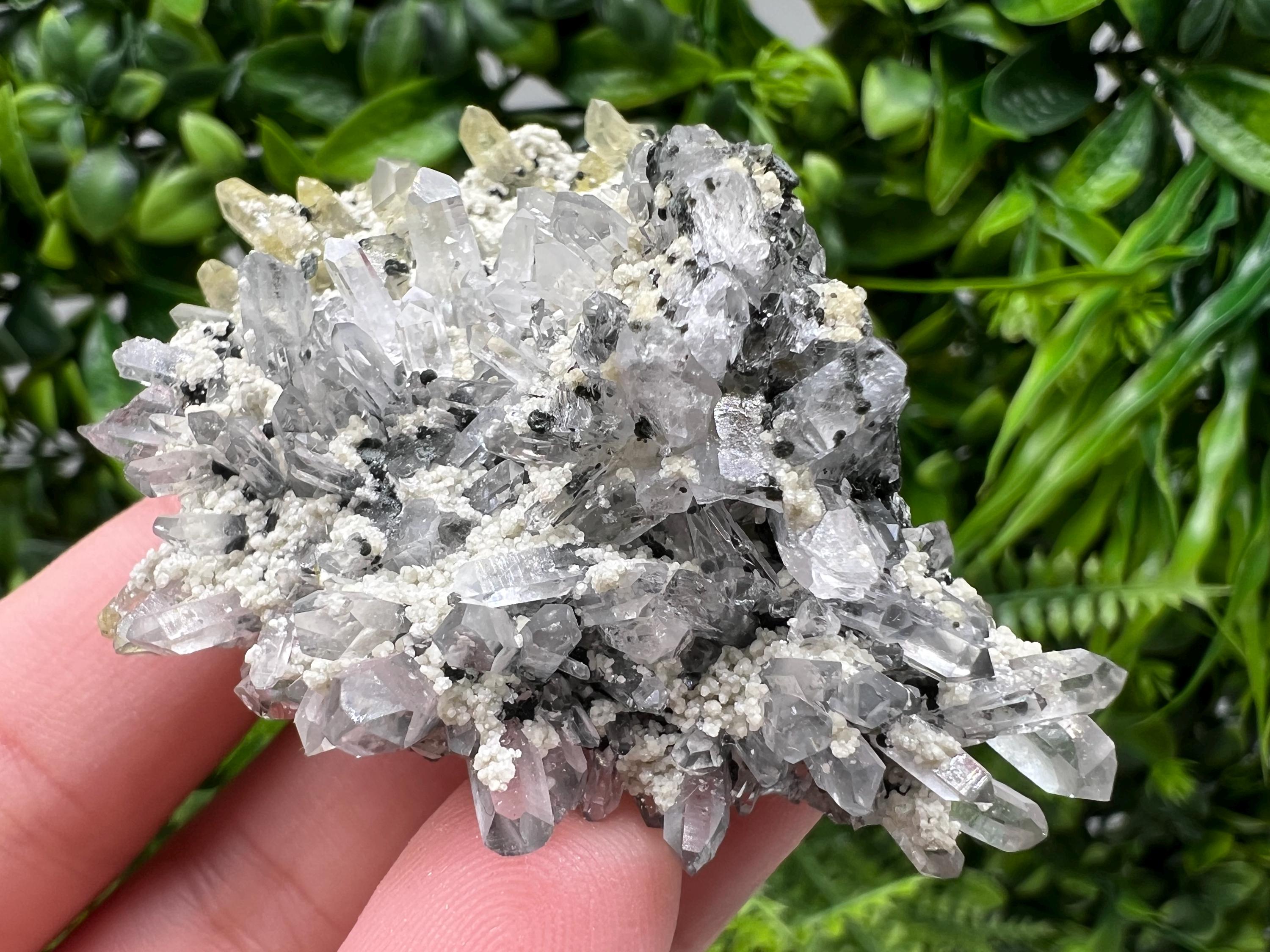 Stunning Quartz whit Chlorite,Epidote included from Borieva mine,Madan,Bulgaria,natural,collection mineral specimen,home decor stone,gift