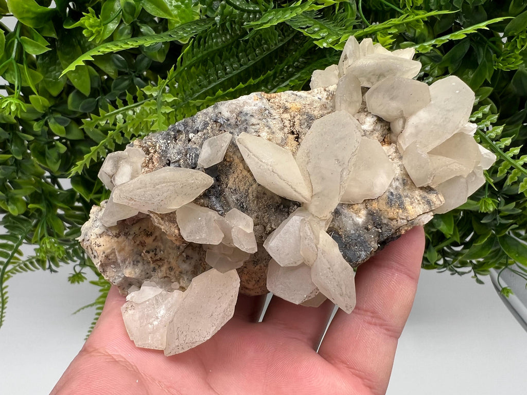 Natural Calcite Cluster: Bulgaria Mineral Specimen, Home Decor Stone