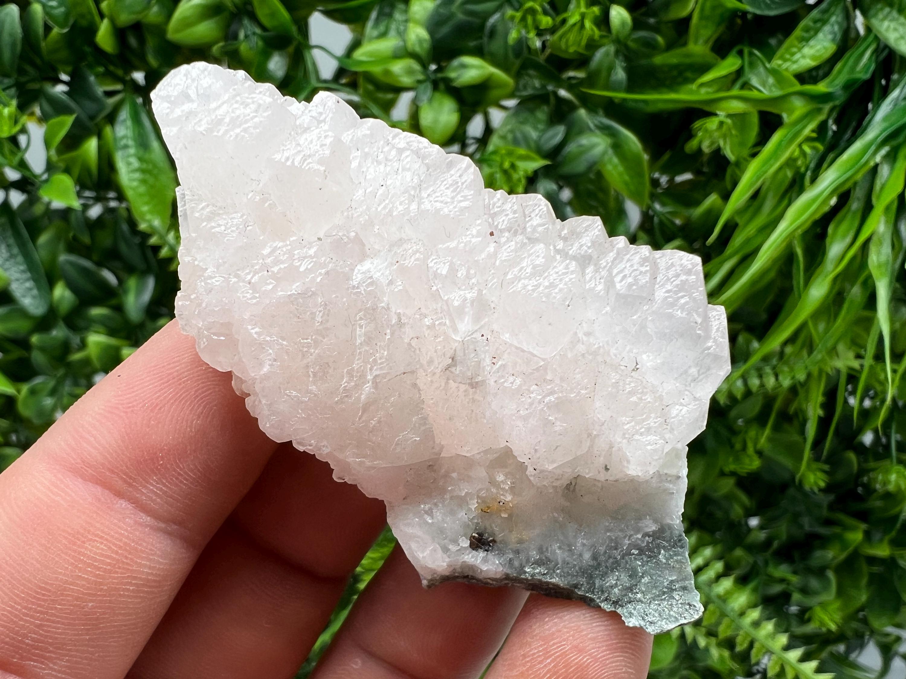Rare UV Calcite Cluster, Djurcovo Mine, Bulgaria, Mineral Specimen