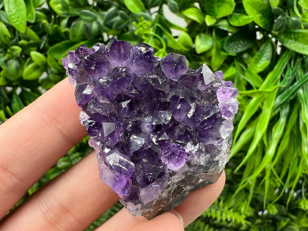 Uruguay Amethyst Crystal: Purple Quartz Home Decor, Energy Stone