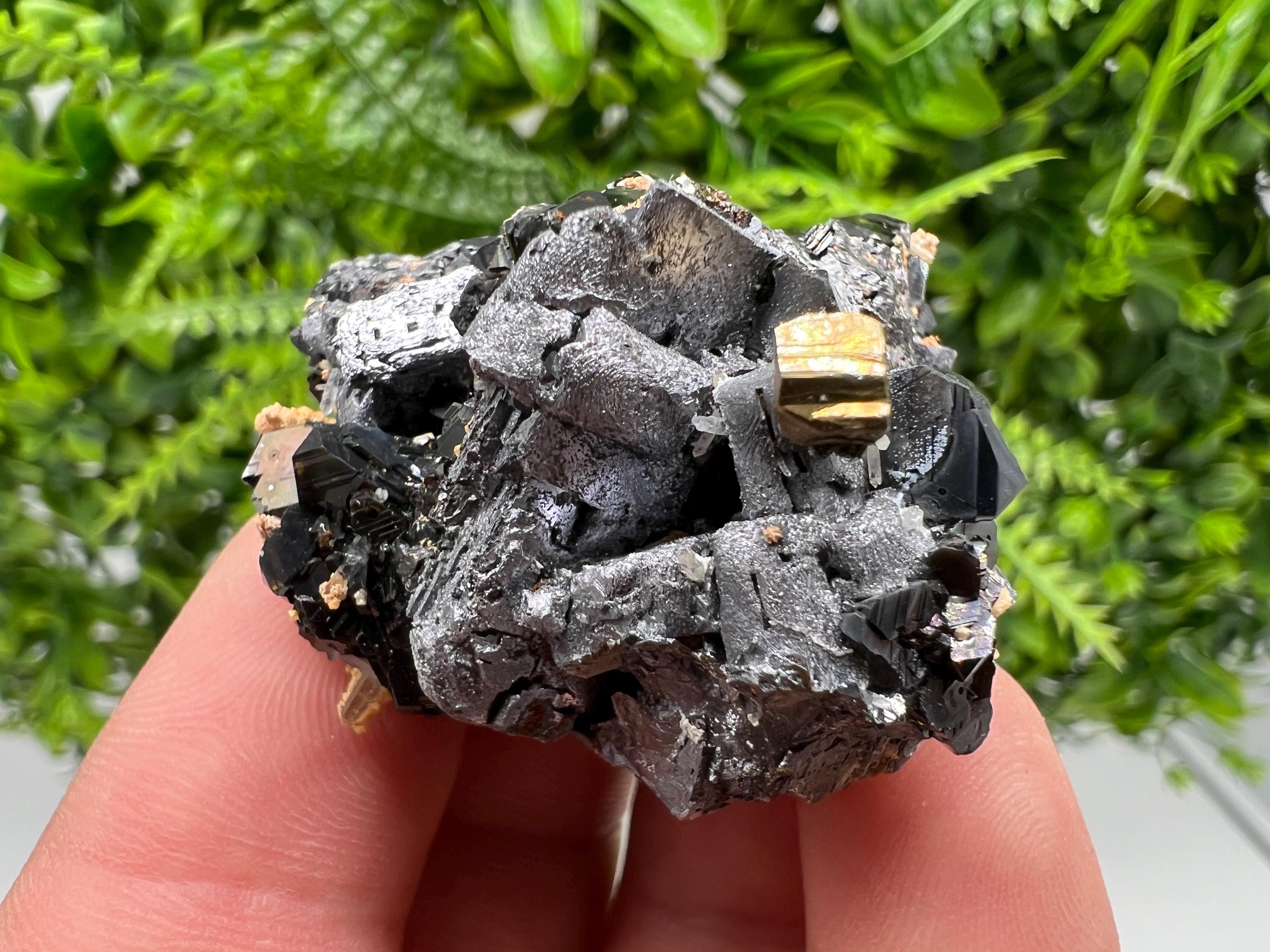 Skeletal Galena, Pyrite, Quartz Mineral Specimen, Madan Bulgaria