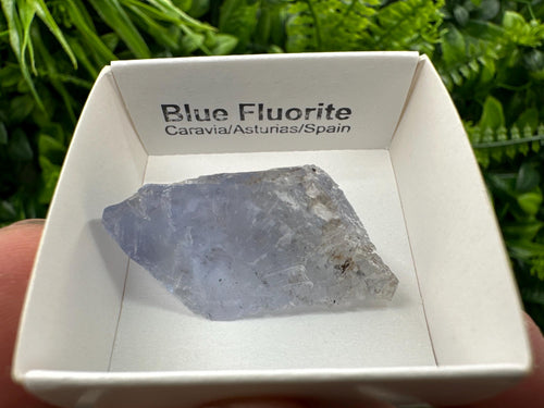 Blue Fluorite Mineral Specimen from Spain, Crystal Collection (4/2 cm)
