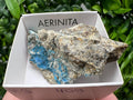 Rare Raw Aerinite Mineral Specimen: Collection Crystal from Lleida, Spain (5/3 cm