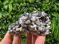 Wonderful Shiny Galena,Chalcopyrite on Calcite From Borieva mine,Bulgaria,Natural,collection mineral specimen,gift,home decor crystal,clust