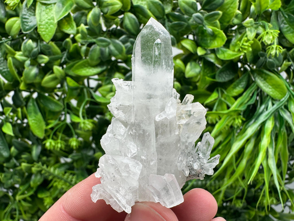 Green Quartz Specimen: Chlorite and Sphalerite Inclusions